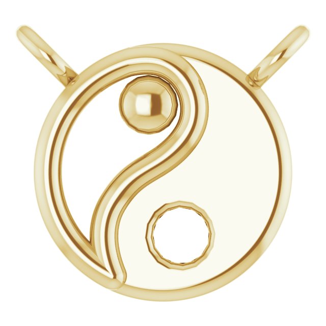 Yin Yang Necklace or Center