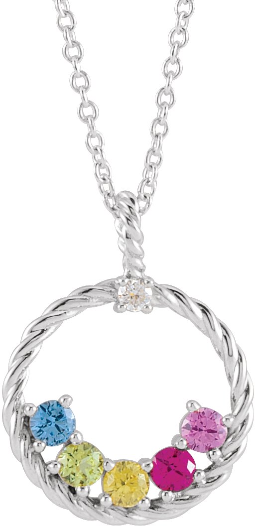 Family Circle Necklace or Pendant