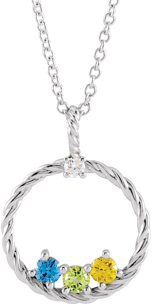 Family Circle Necklace or Pendant
