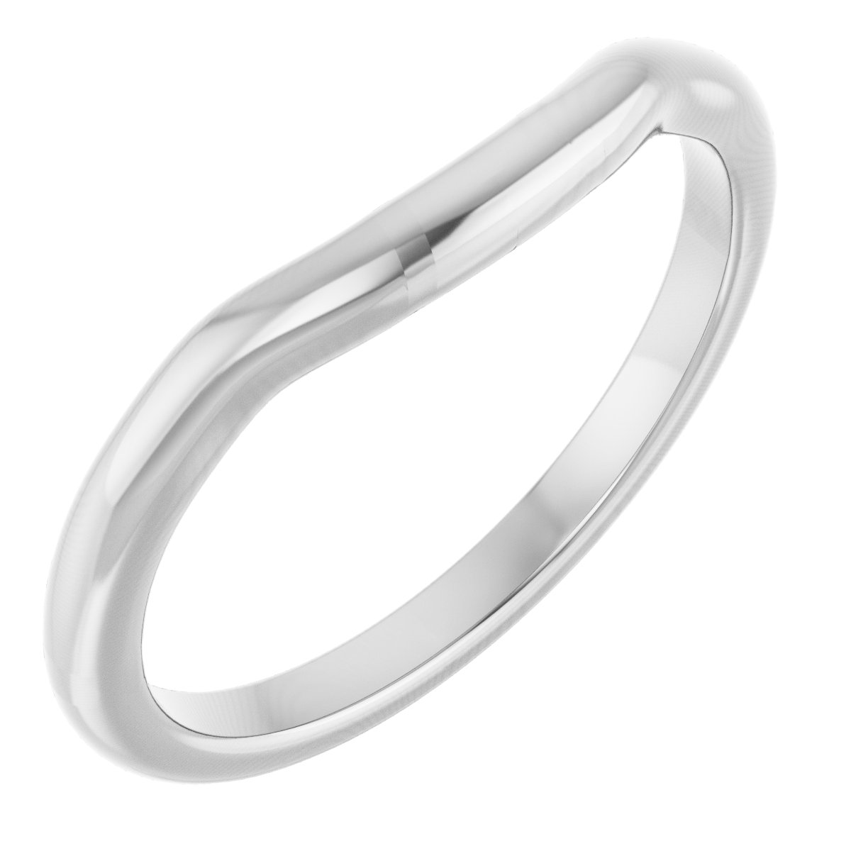 Solitaire Split-Shank Engagement Ring or Band