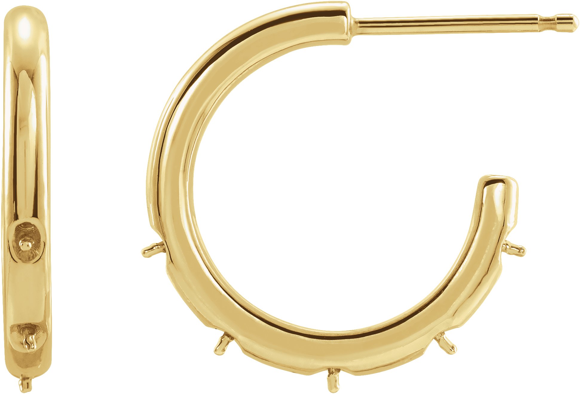 Pearl Hoop Earrings