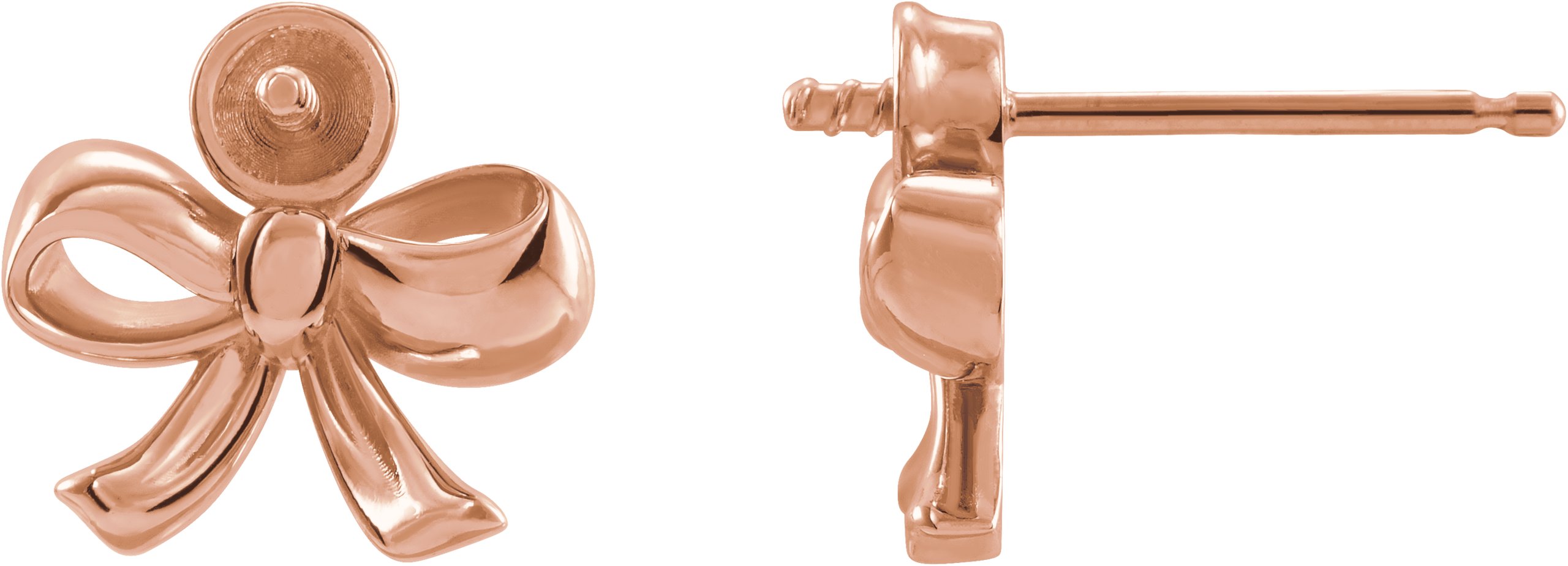 Pearl Bow Earrings