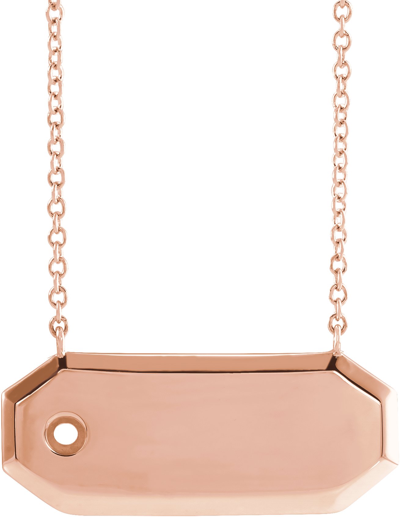 Engravable Bar Necklace or Center