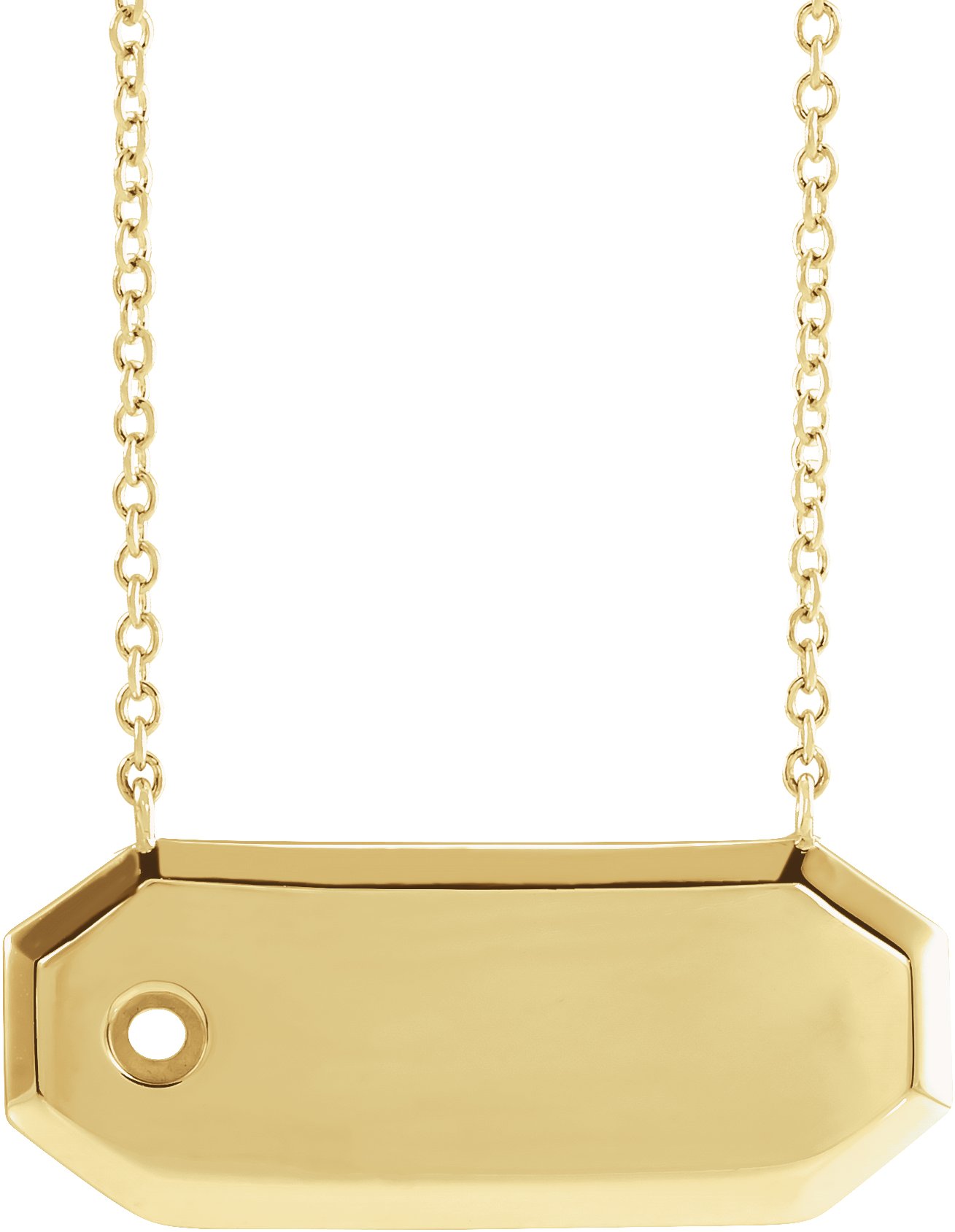 Engravable Bar Necklace or Center