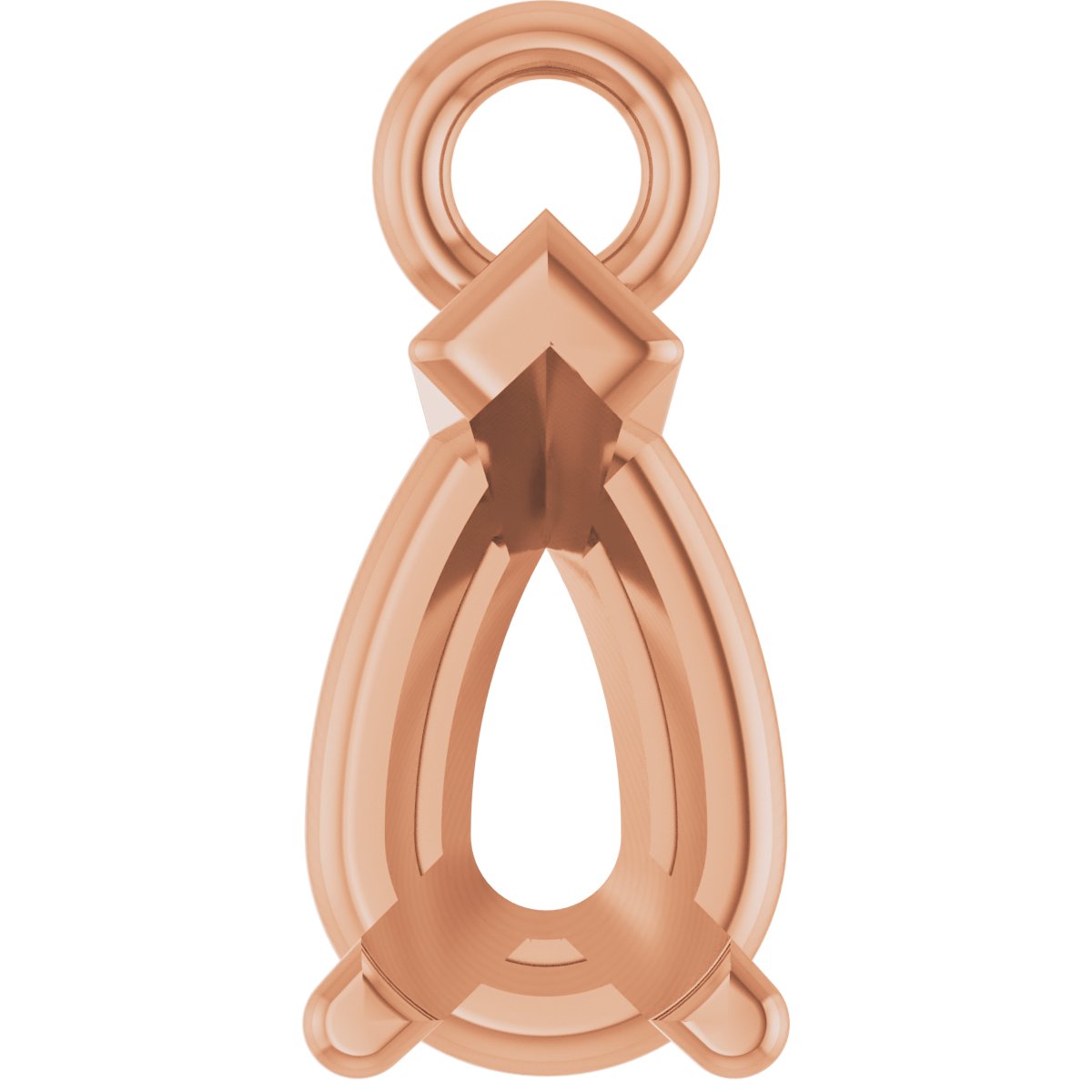 Round 4-Prong Basket Dangle