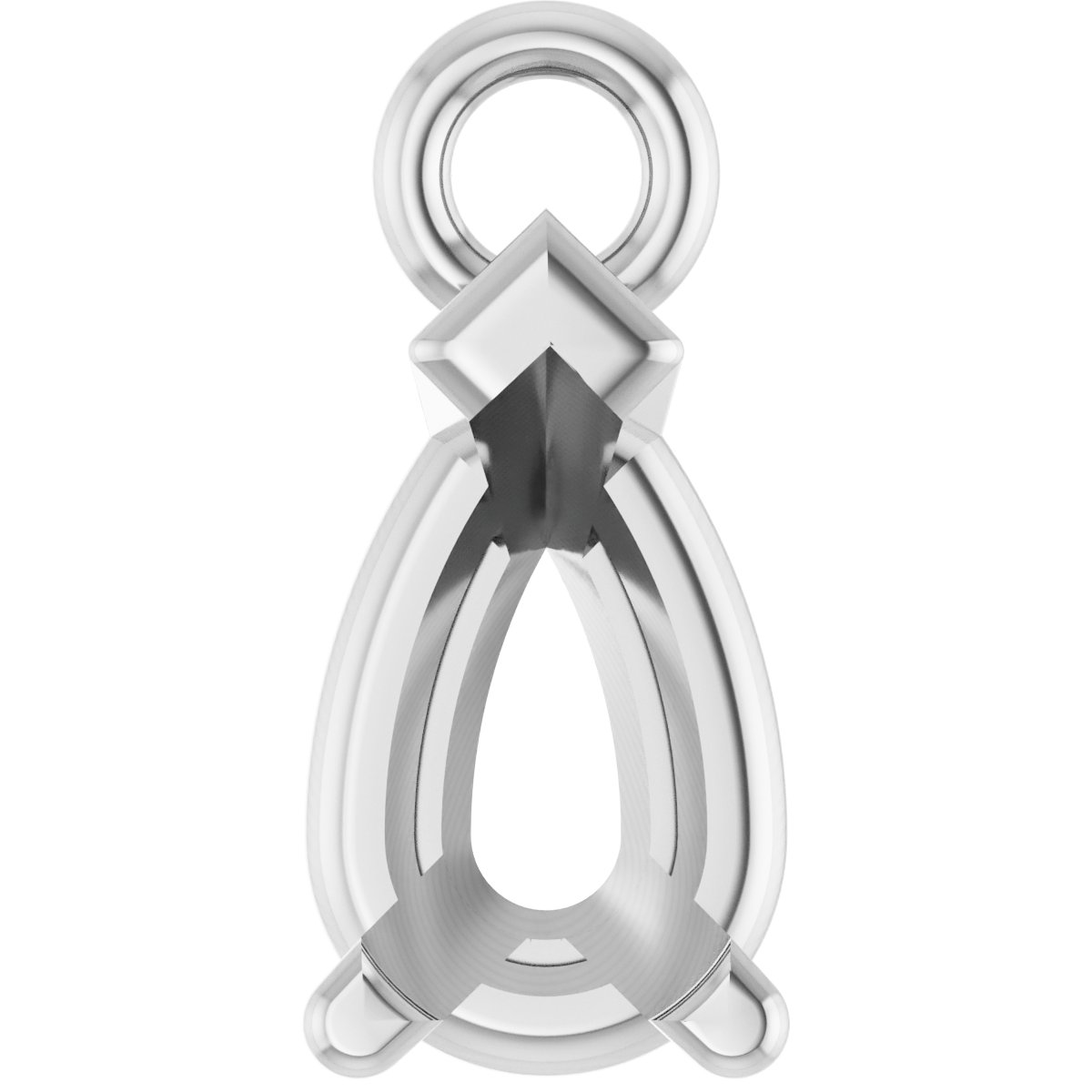 Round 4-Prong Basket Dangle