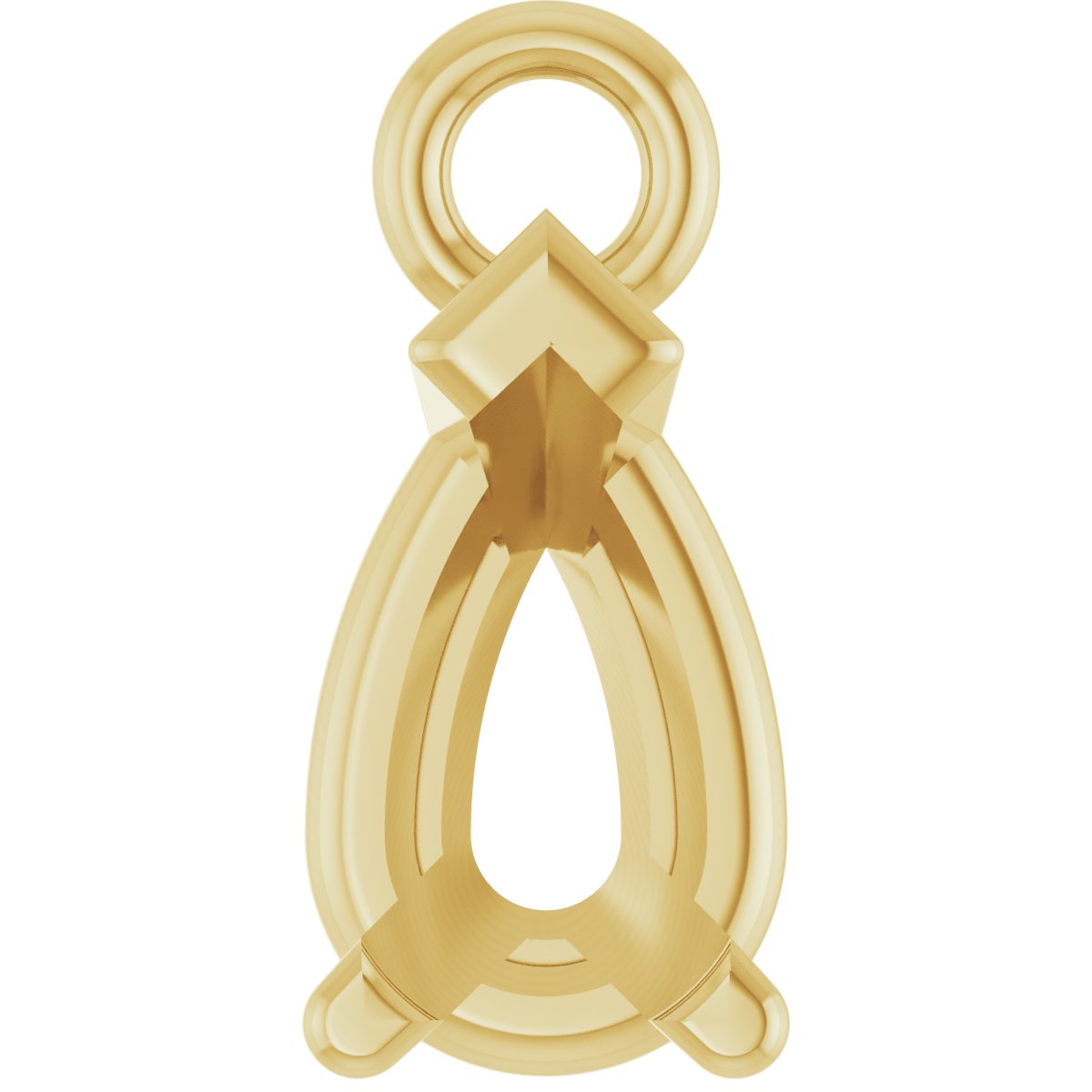 Round 4-Prong Basket Dangle