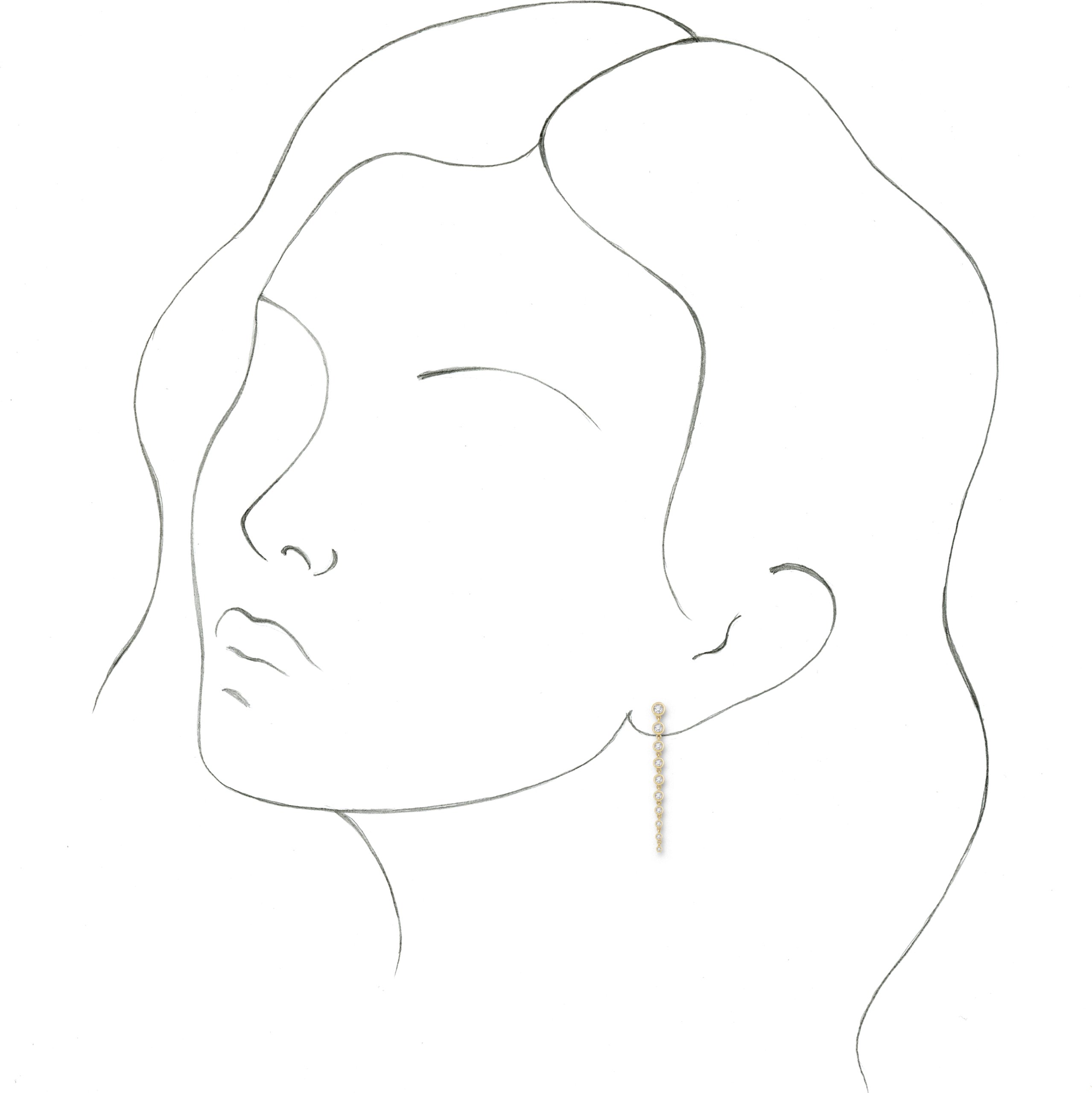 14K Yellow 2 CTW Lab-Grown Diamond Earrings