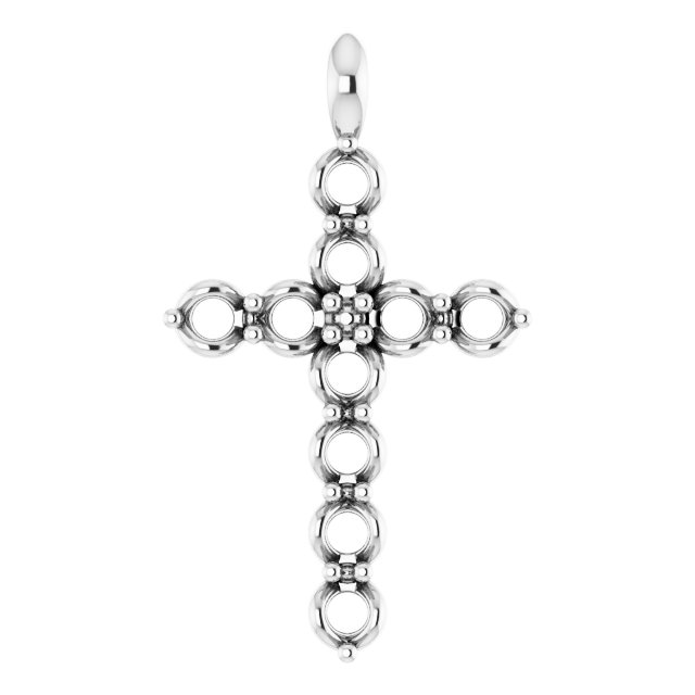 Accented Cross Necklace or Pendant