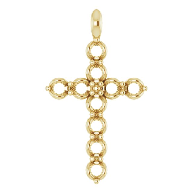 Accented Cross Necklace or Pendant