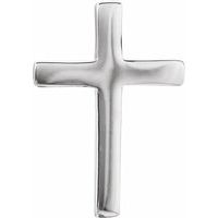 Sterling Silver 10 mm Cross Single Earring