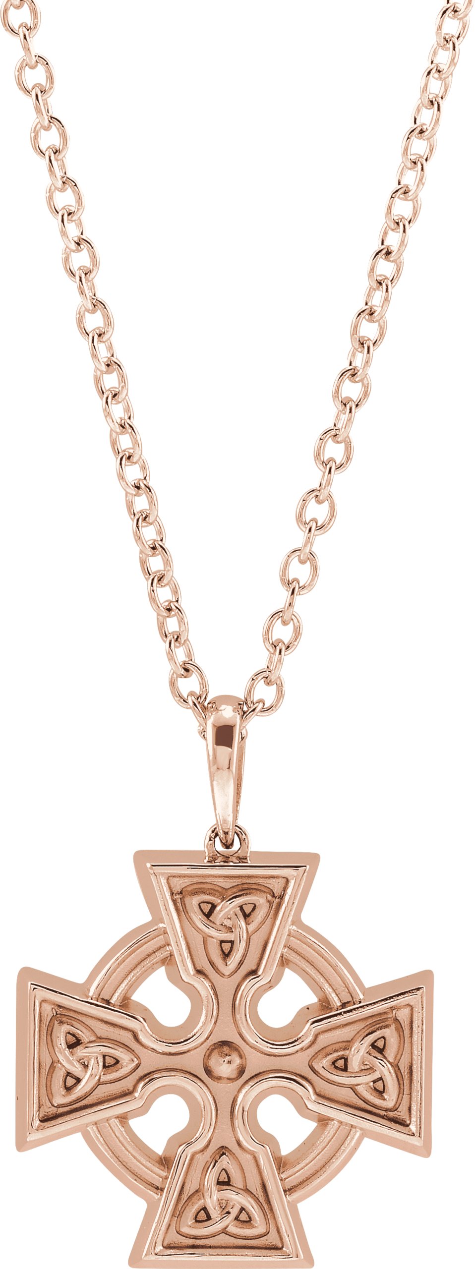 Celtic-Inspired Cross Necklace or Pendant