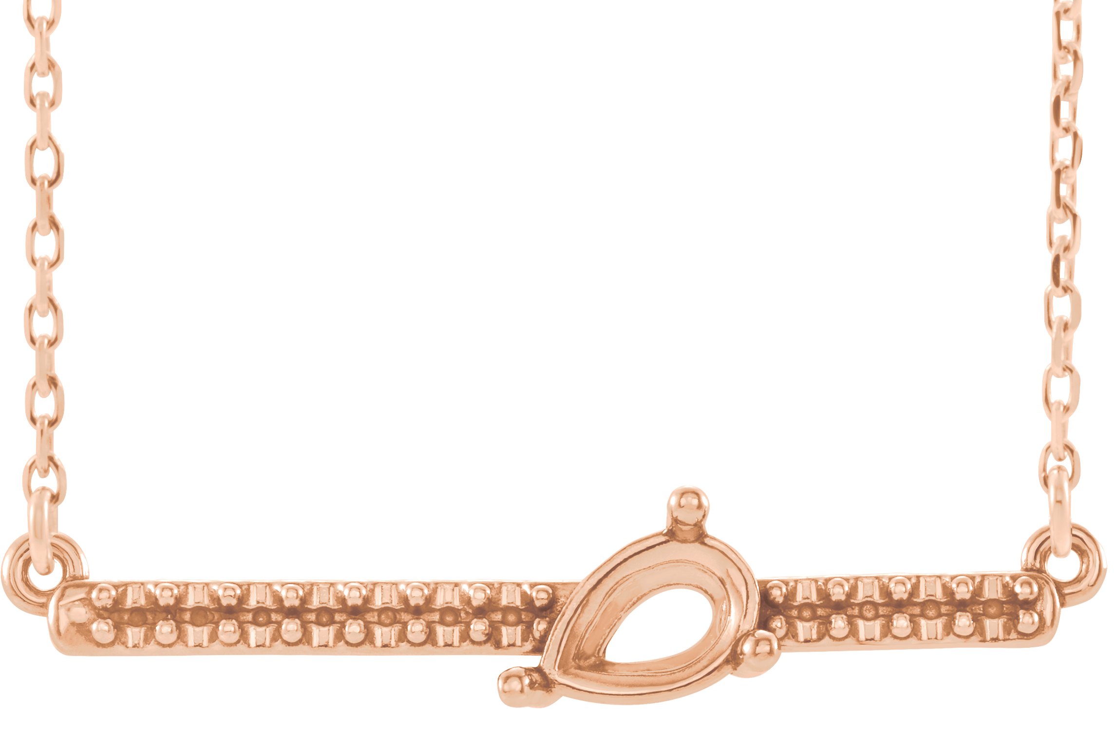 Accented Bar Necklace or Center