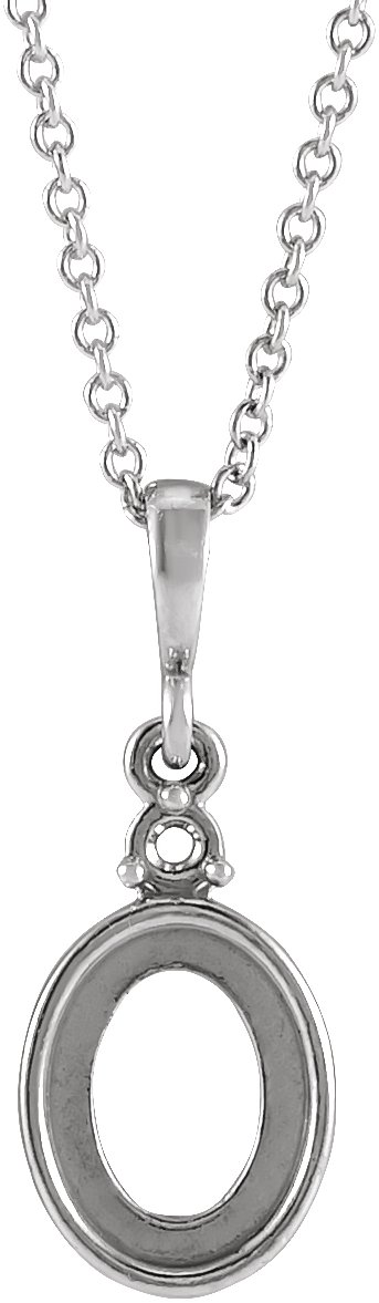 Cabochon Bezel-Set Necklace or Pendant