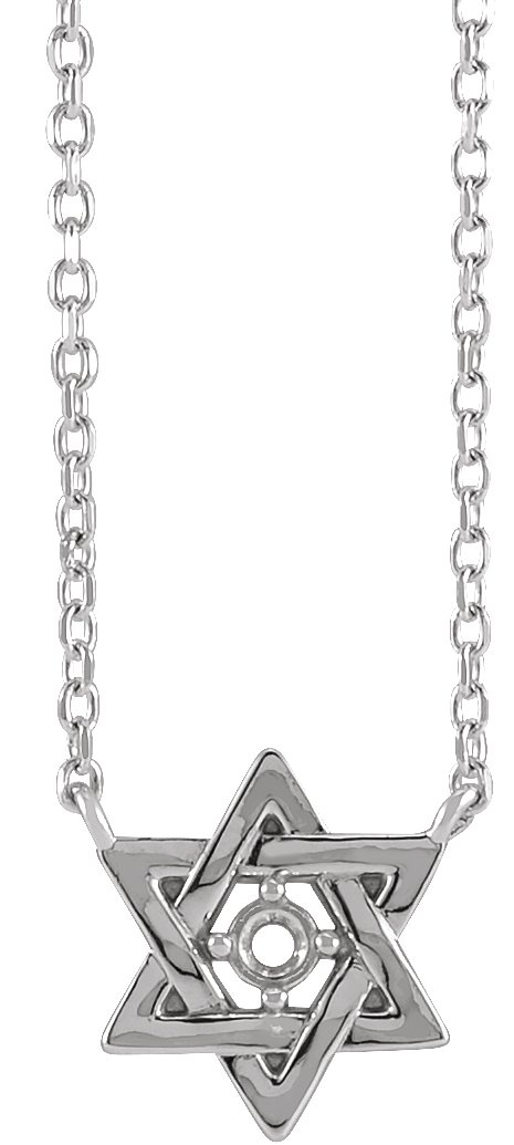 Star of David Necklace or Center