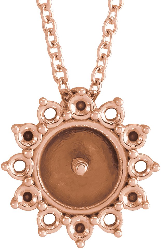 Halo-Style Pearl Necklace or Pendant