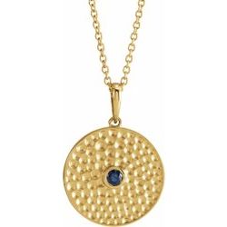 Beaded Disc Necklace or Pendant