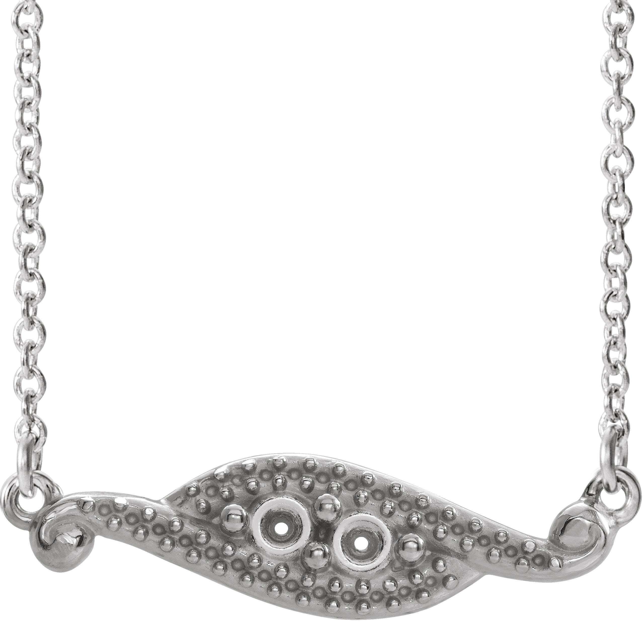 Family Freeform Bar Necklace or Center