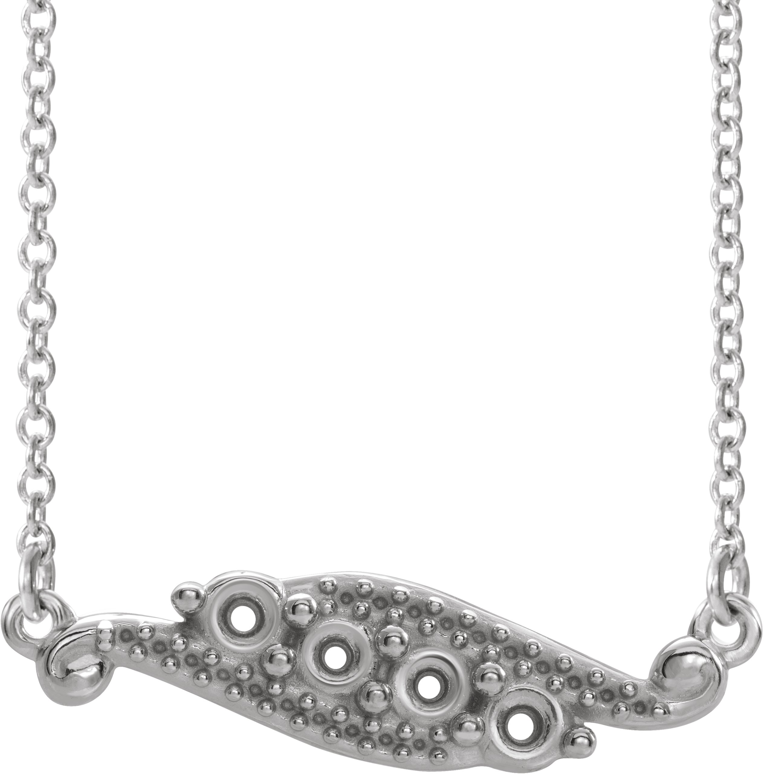Family Freeform Bar Necklace or Center
