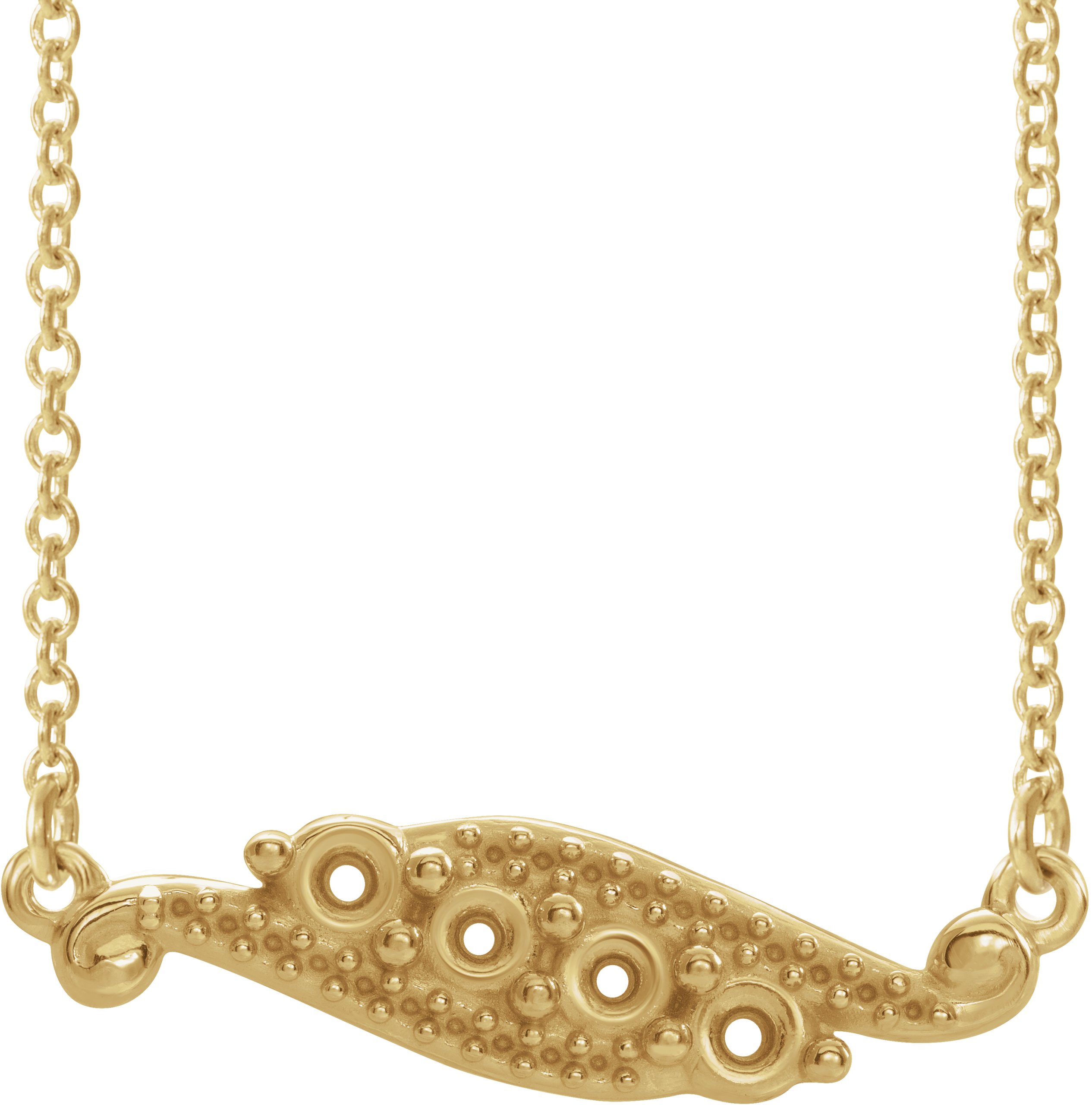 Family Freeform Bar Necklace or Center