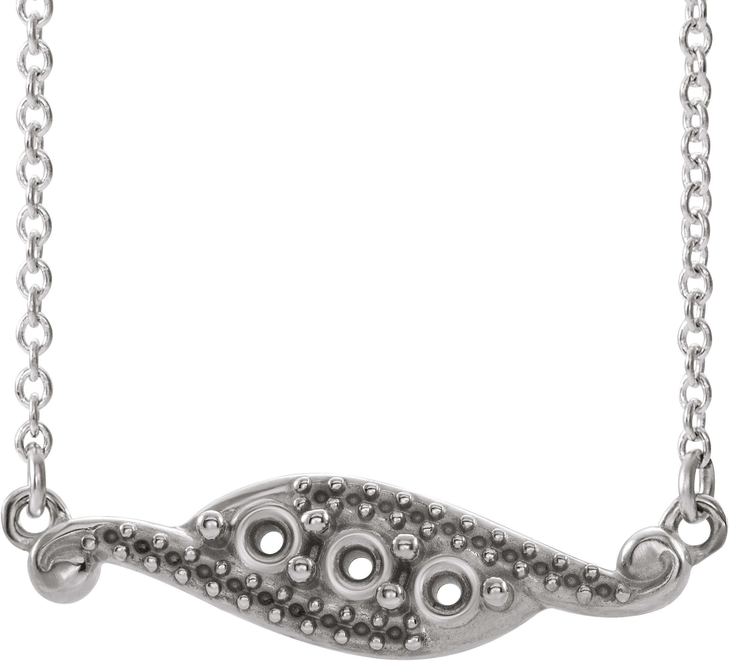 Family Freeform Bar Necklace or Center