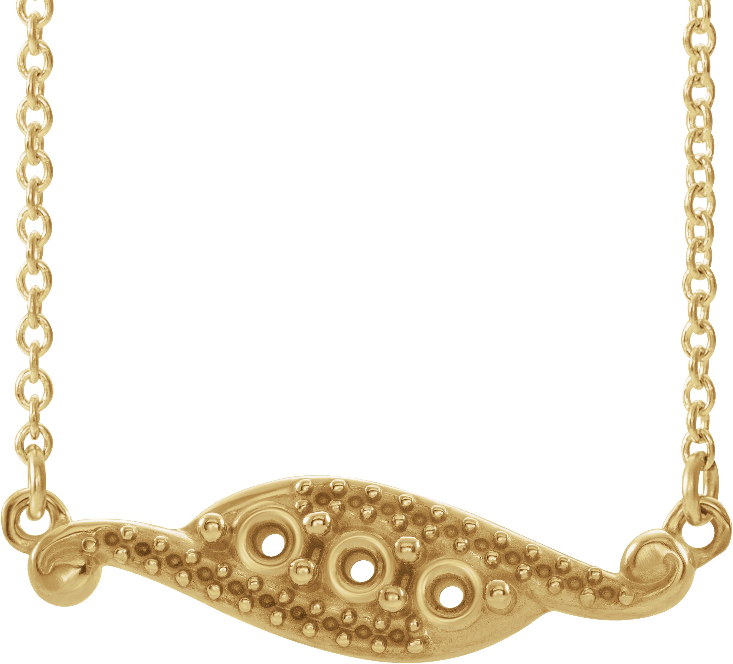 Family Freeform Bar Necklace or Center