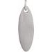 Sterling Silver Elongated Oval Pendant
