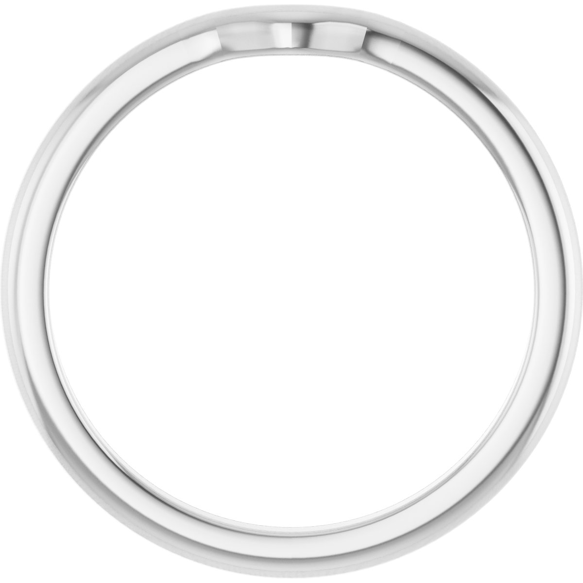 14K White Matching Band-2