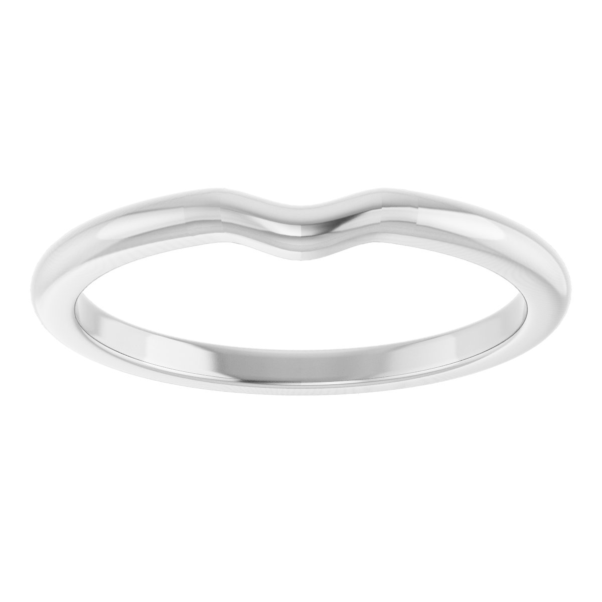 14K White Matching Band-3