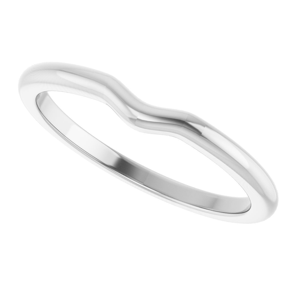 14K White Matching Band-5