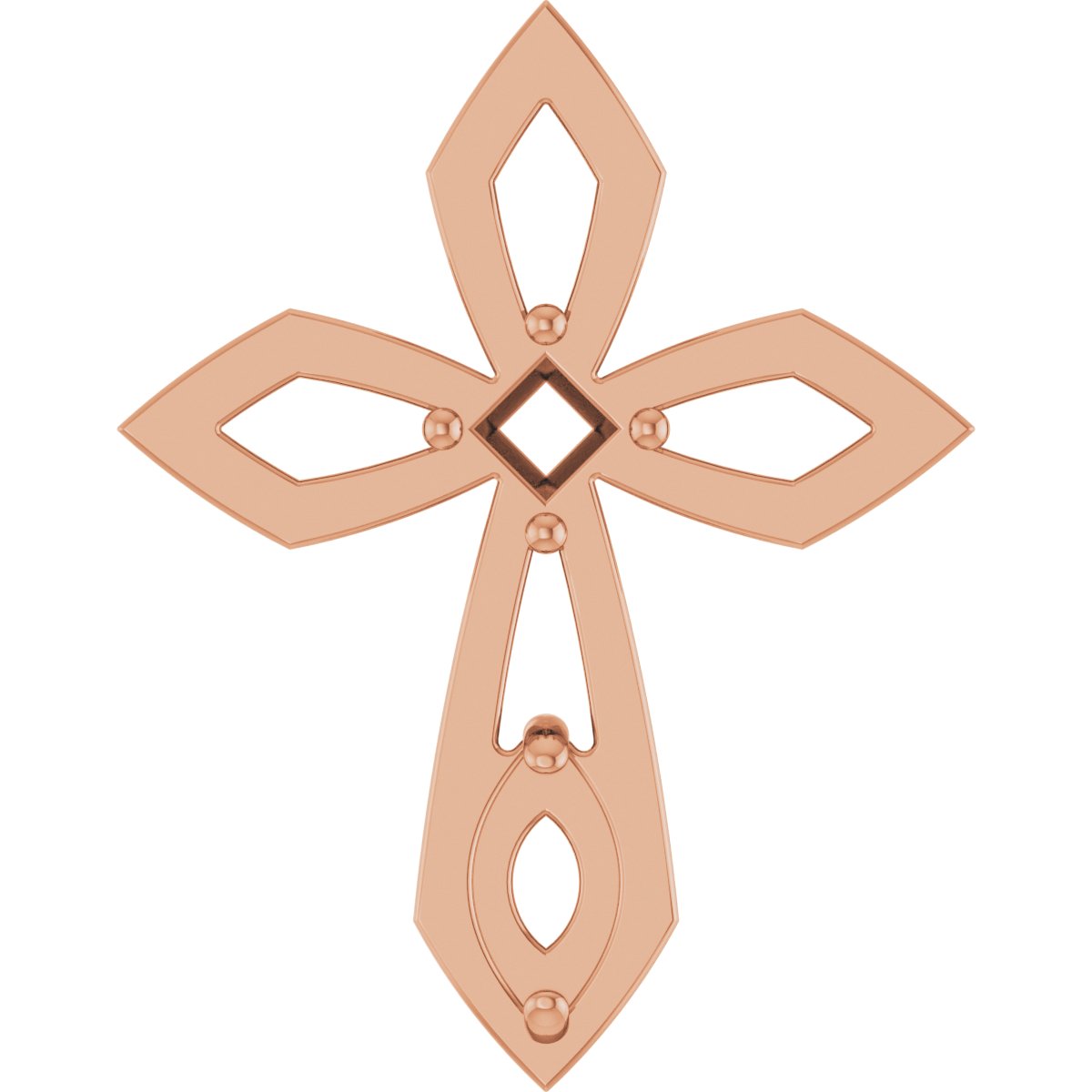 Pierced Cross Necklace or Pendant