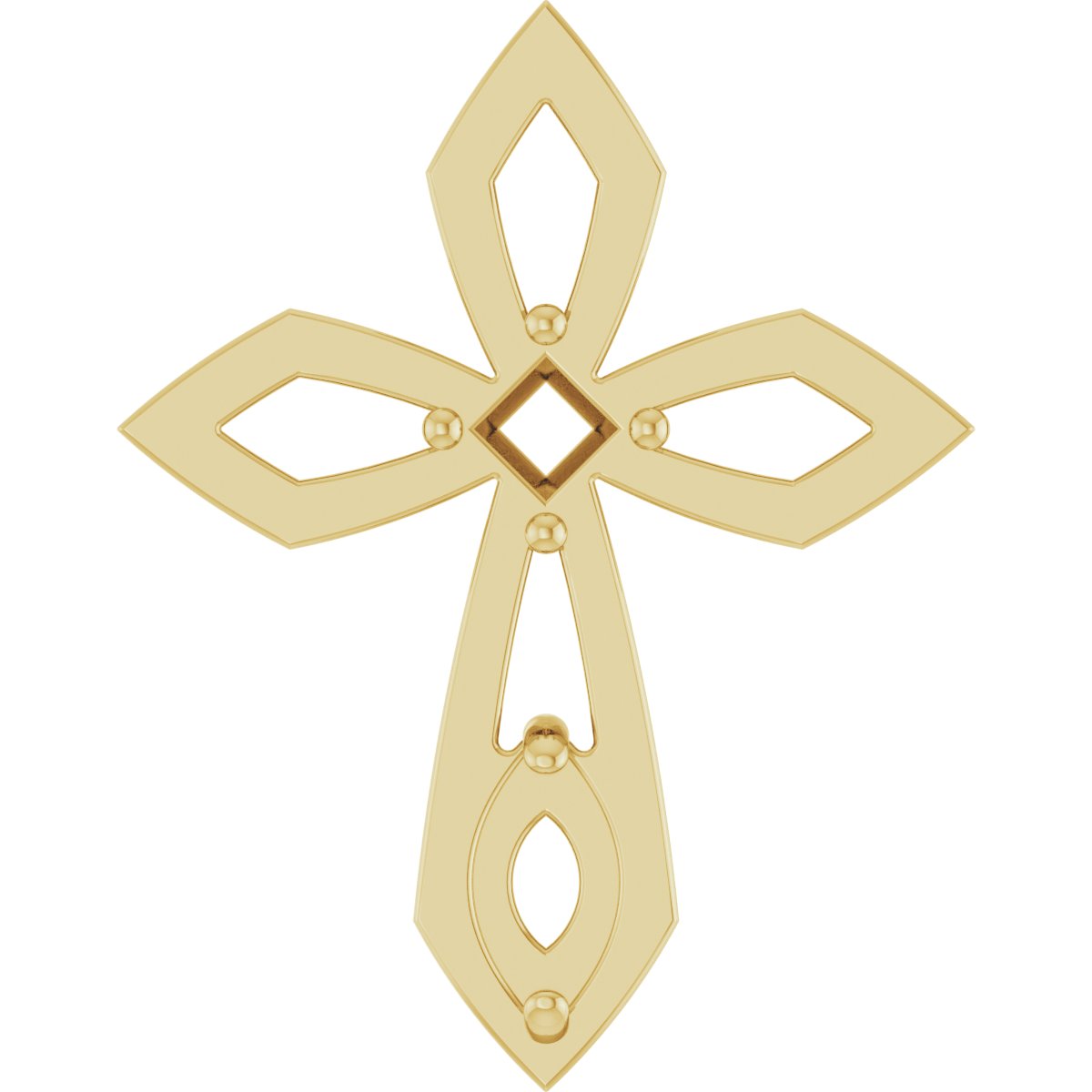 Pierced Cross Necklace or Pendant