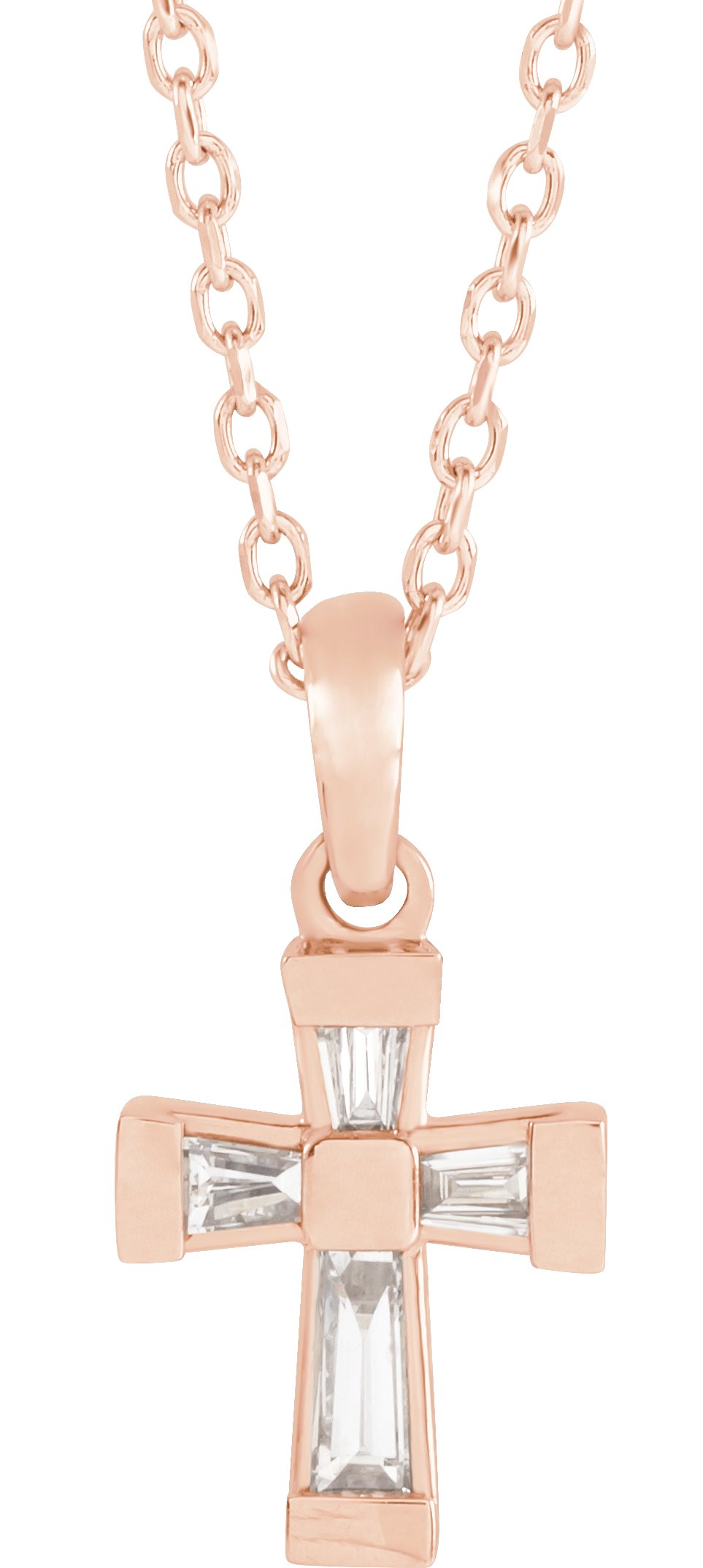 Accented Cross Necklace or Pendant