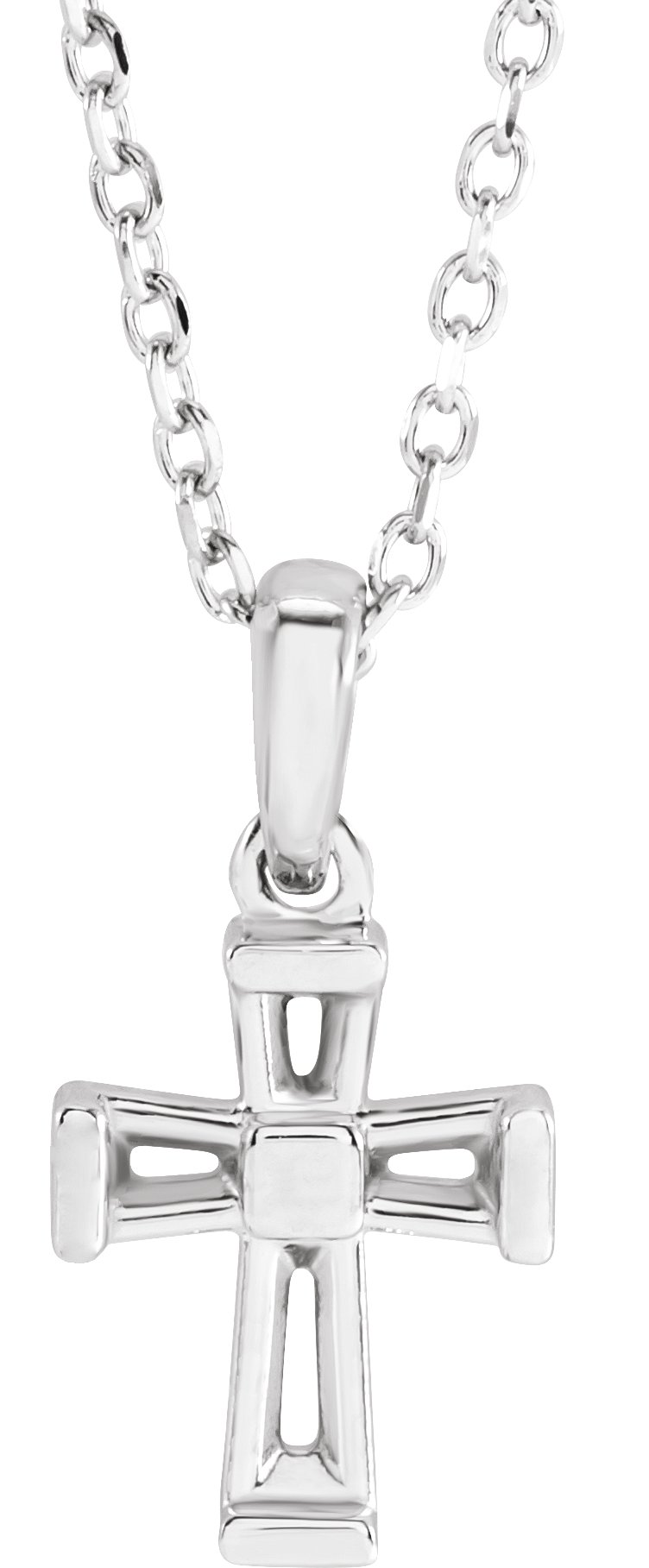 Accented Cross Necklace or Pendant
