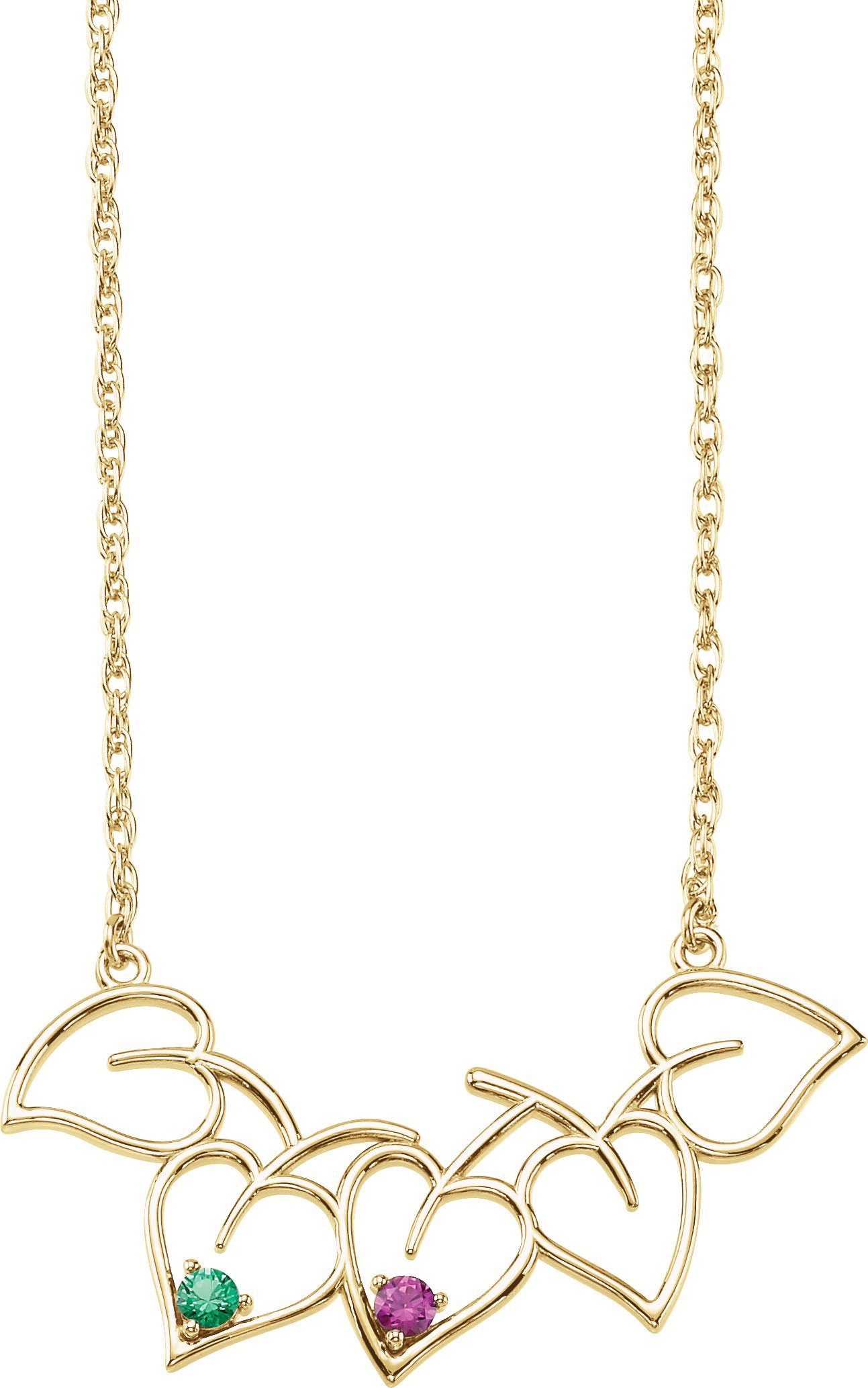 Family Leaf Necklace or Center