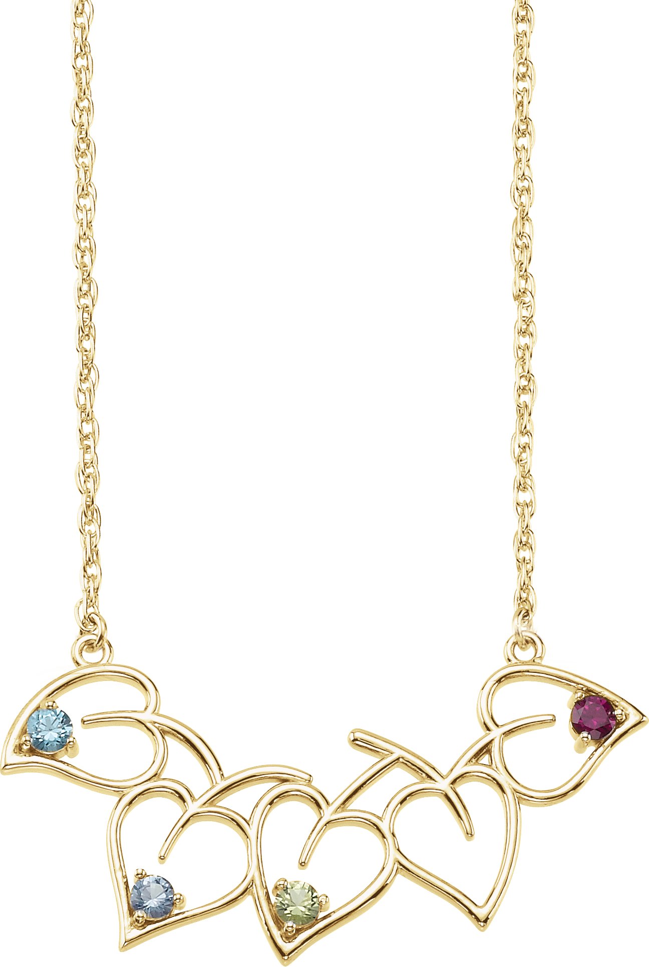 Family Leaf Necklace or Center