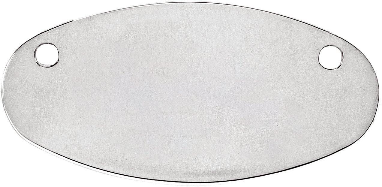 Engravable Oval Necklace Center