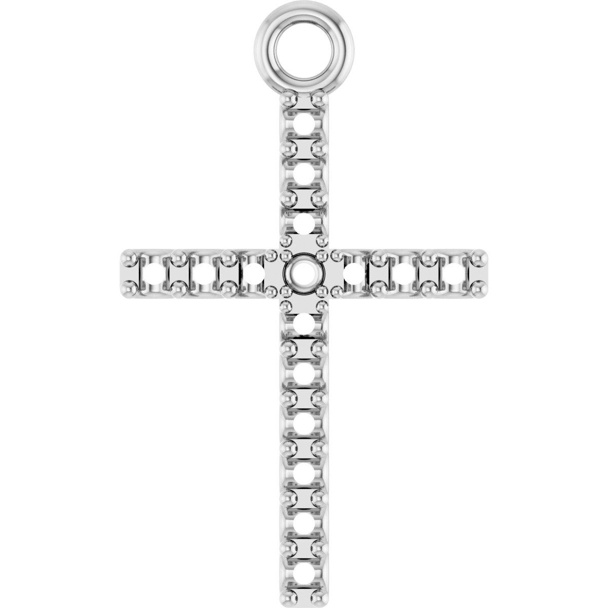 Accented Cross Necklace or Pendant