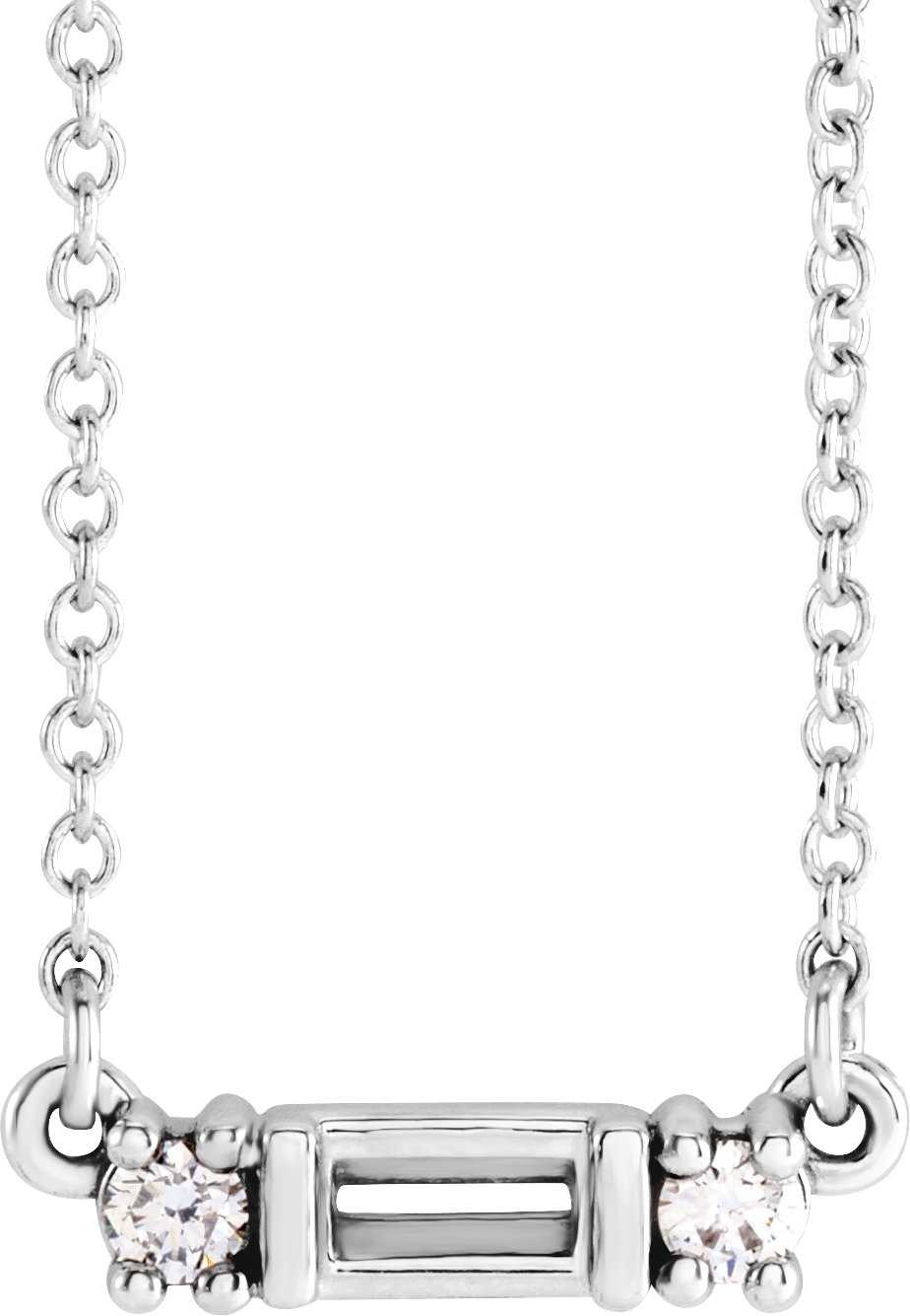 Family Bar Necklace or Center