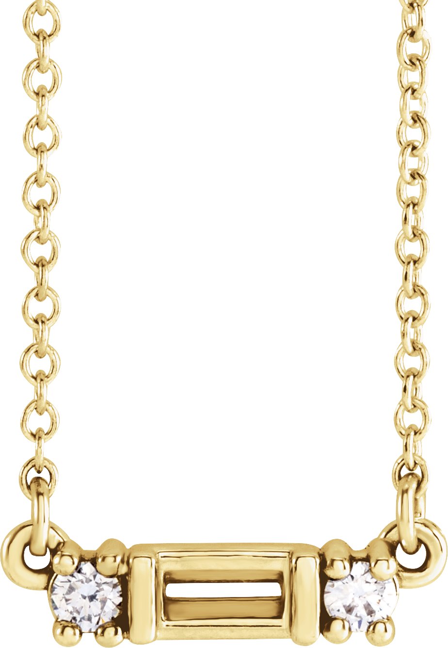 Family Bar Necklace or Center
