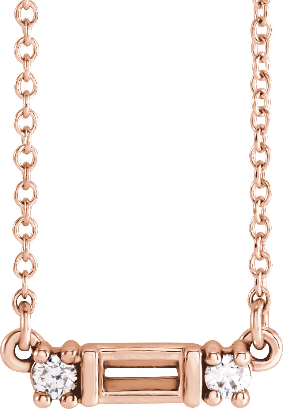 Family Bar Necklace or Center