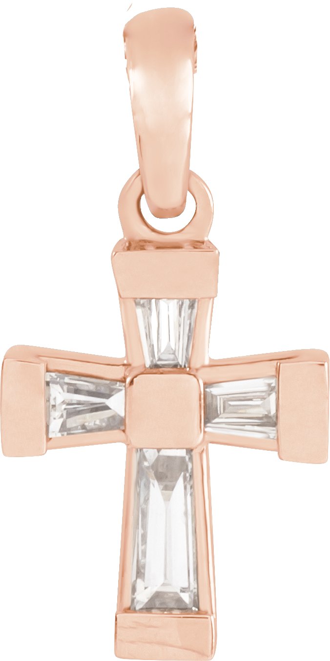 Accented Cross Necklace or Pendant