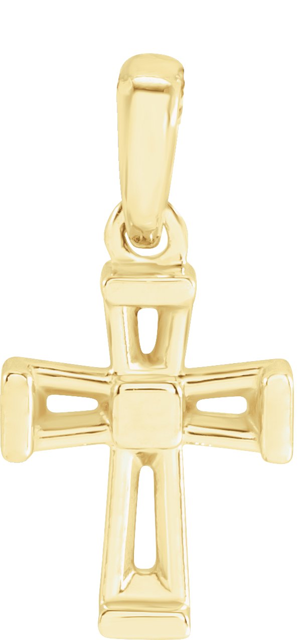 Accented Cross Necklace or Pendant