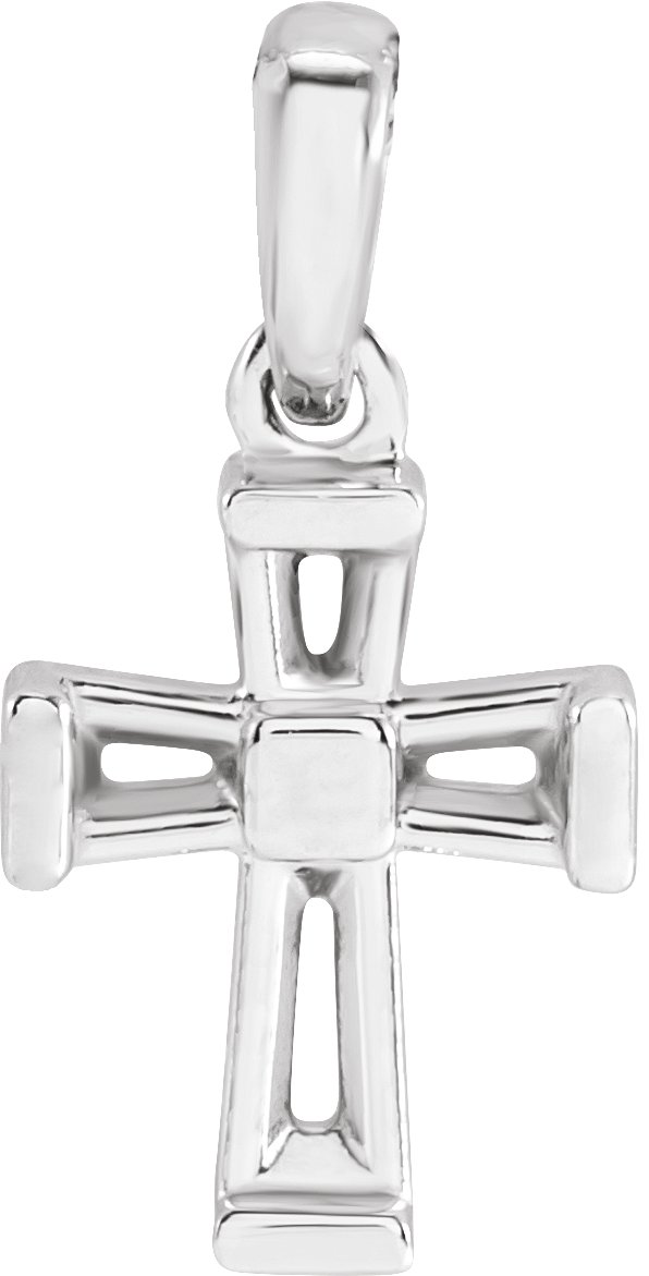 Accented Cross Necklace or Pendant