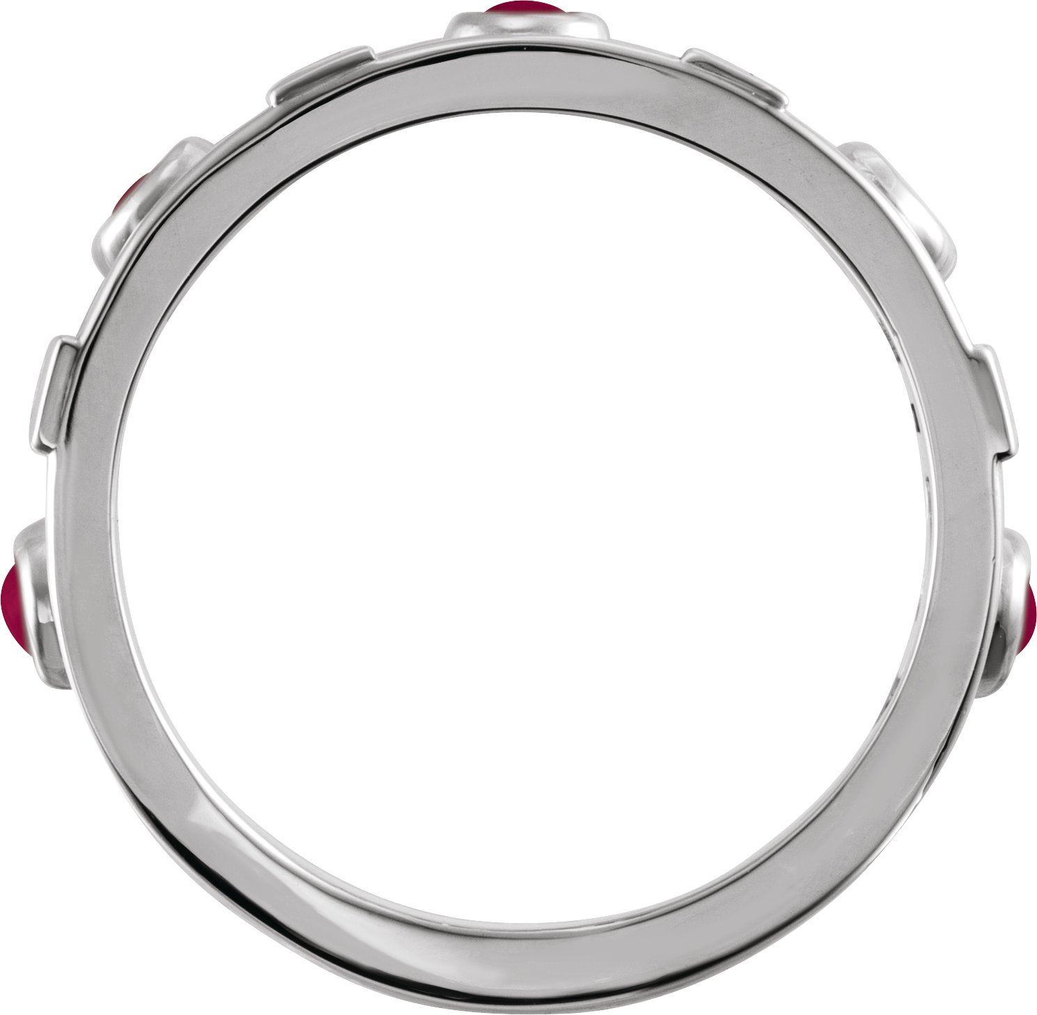 Natural White Opal & 1/4 CTW Natural Diamond Bezel-Set ring view 2