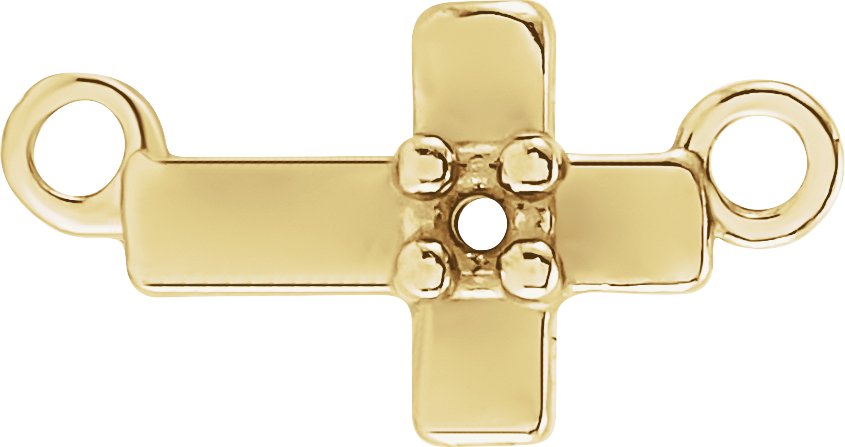 Youth Sideways Cross Necklace or Center