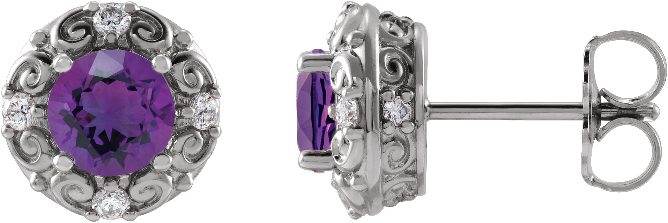 14k White Gold