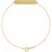 18K Yellow Gold-Plated Sterling Silver Geometric 7-8