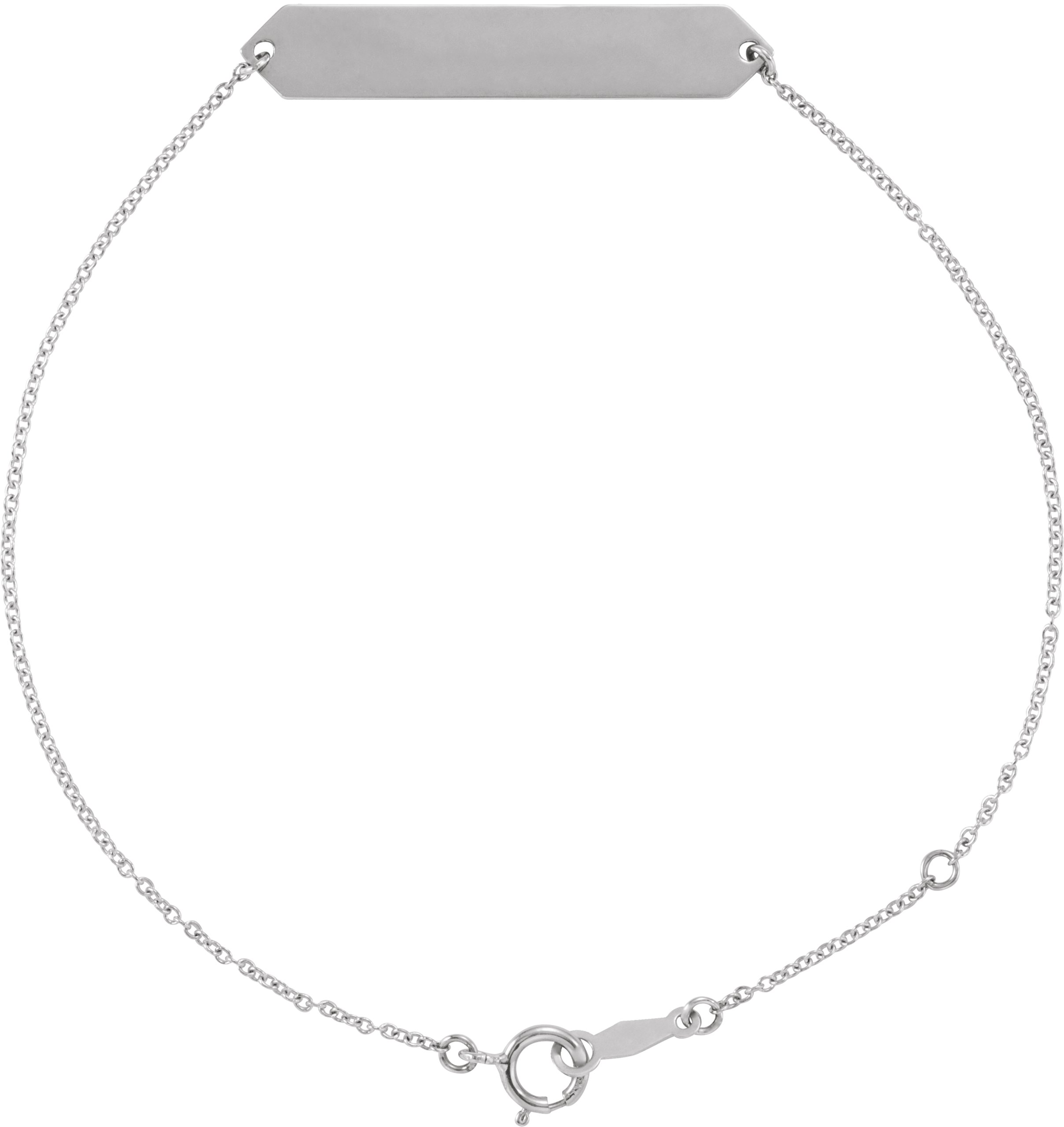 Sterling Silver Geometric 7-8" Bracelet