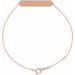 18K Rose Gold-Plated Sterling Silver Geometric 7-8